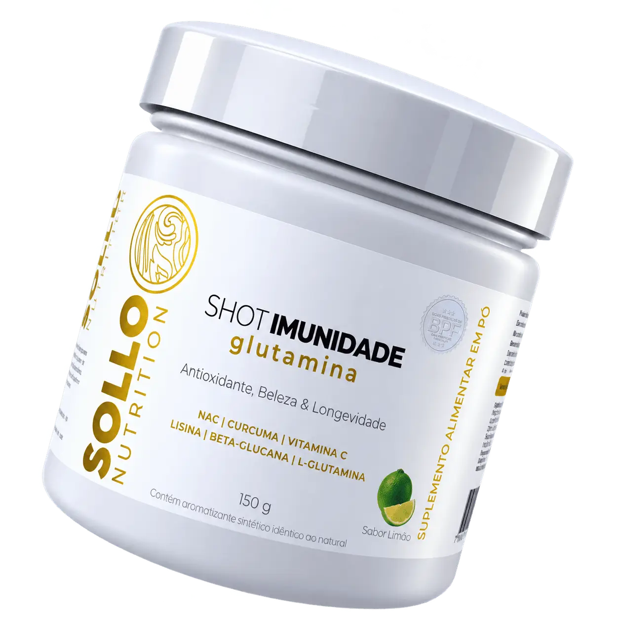 Pote Shot Imunidade Glutamina 150 g